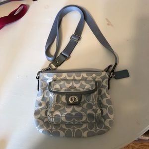 Blue Crossbody Coach Purse